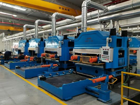 संपीड़न रबर मोल्डिंग हाइड्रोलिक प्रेस 800 मिमी प्लेट दूरी गर्म तेल हीटिंग