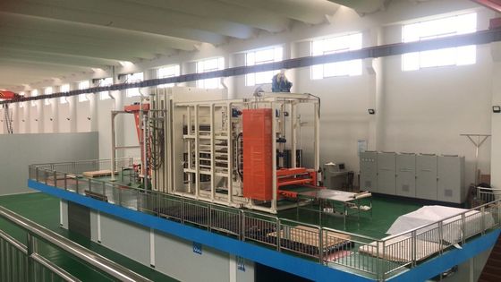 पीएलसी नियंत्रण बहुपरत प्रेस 500T - 10000T संपीड़न गर्मी हाइड्रोलिक प्रेस